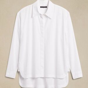 Banana Republic White Dress Shirt Classic Cotton Essential